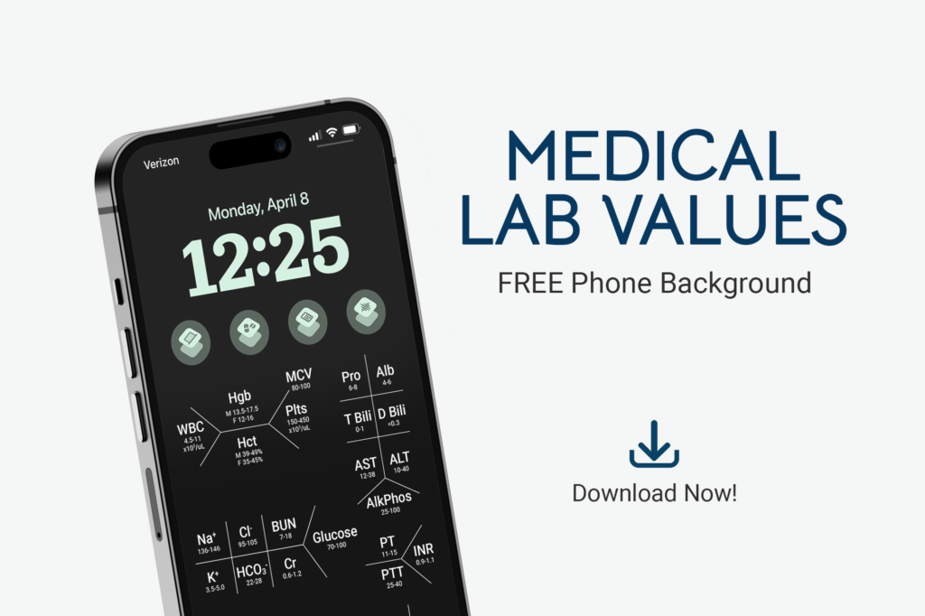 Download the Medical Lab Values skeleton diagram today!